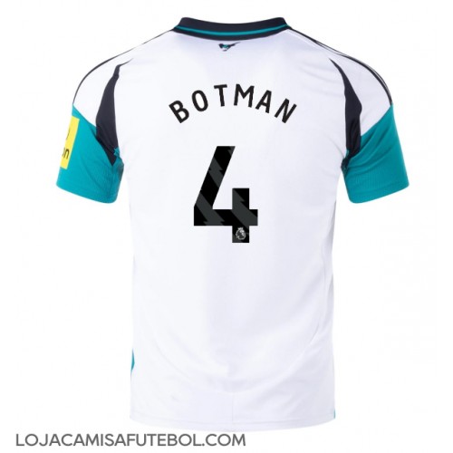 Camisa de Futebol Newcastle United Sven Botman #4 Equipamento Alternativo 2024-25 Manga Curta